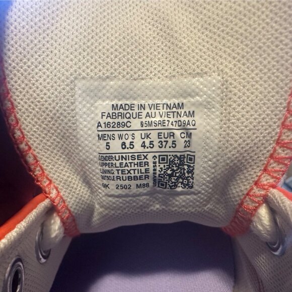 ❤️Converse Run Star Hike Platform Color Pop Sz 6.5 Women's Shoes Orange A16289C - Picture 13 of 14